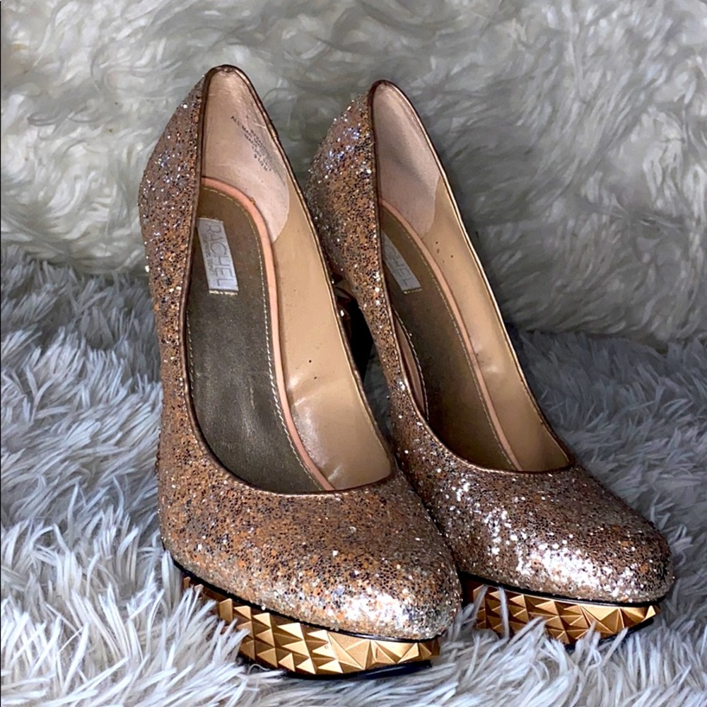 Golden Sparkles High Heels